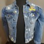 Sigma Gamma Rho Sorority Distressed Denim Jean Jacket 1922