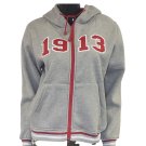 Delta Sigma Theta Sorority Gray Zip Up Hoodie 1913 OO-OOP