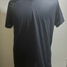 Navy Blue Short Sleeve V-Neck T-shirt  PRE-OWNED CONDITION XL