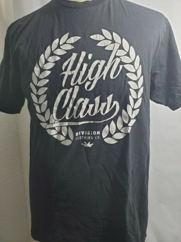 HIGH CLASS Black Short Sleeve T-shirt  PRE-OWNED CONDITION LARGE