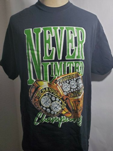 NEVER LIMITED CHAMAPS Short Sleeve T-shirt  PRE-OWNED CONDITION XL
