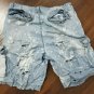 Men's Distressed Denim Jean Shorts PRE-OWNED GOOD CONDITION SIZE 34W