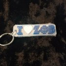 Zeta Phi Beta Sorority Mirror Key Chain Divine 9 Keychain Crossing Gifts 1920