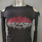 DELTA SIGMA THETA SORORITY BLACK SHORT SLEEVE BLOUSE