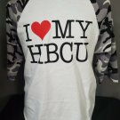 l LOVE MY HBCU Camouflage Baseball T-Shirt