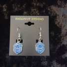 Zeta Phi Beta Sorority Bling style Earrings Finer Womanhood Z-PHI-B