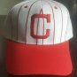 C logo Pin Stripe Baseball Cap Hat