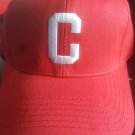 C logo Pin Stripe Baseball Cap Hat Red C LOGO BASEBALL HAT