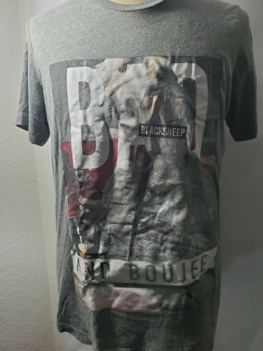 BAD AND BOUJEE HIP HOP Short Sleeve T-shirt  PRE-OWNED CONDITION LARGE