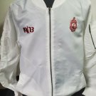 Delta Sigma Theta Sorority White Jacket Delta Sigma Theta Bomber Jacket