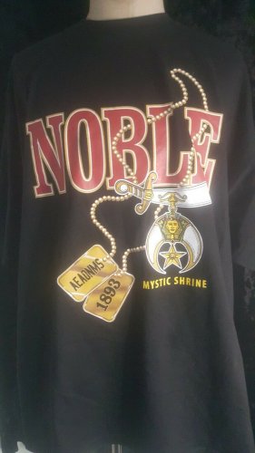 Noble Shrine Freemason short sleeve T-shirt 2B1ASK1  Masonic Freemason T-shirt