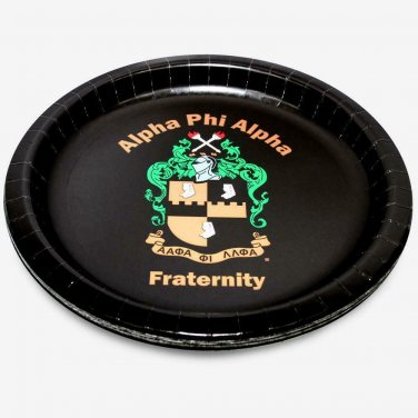 ALPHA PHI ALPHA LARGE PAPER PLATES Birthday Party Supplies Dinner 8PC