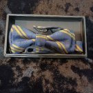 Free Mason Fraternity Bow Tie Pre-Tie Monogram Silk Bow Tie