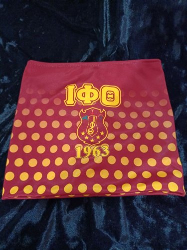 Iota Phi Theta Face Mask Cover  Iota Polyester Fraternity Face Mask Gaiter