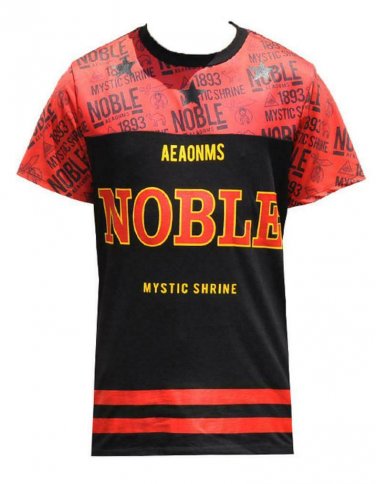 Noble Shrine short sleeve T-shirt NOBLE SHRINE  Masonic T-shirt AEAONMS
