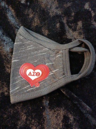 Delta Sigma Theta Face Mask Cover Face Mask Black facemask cover