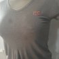DELTA SIGMA THETA SORORITY T-shirt Gray Delta Sigma Theta V-NECK Neck Shirt