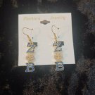 Zeta Phi Beta Sorority Bling style Earrings Finer Womanhood Z-PHI-B 1920