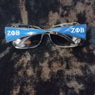 Zeta Phi Beta Sorority Sun Glasses Black Framed Fashion Glasses