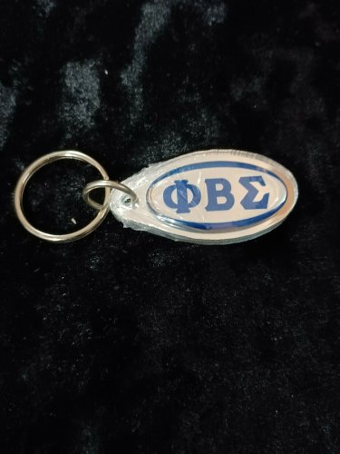 Phi Beta Sigma Fraternity Mirror Key Chain Divine 9 Keychain Crossing Gifts #3