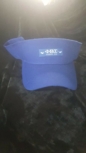 PHI BETA SIGMA FRATERNITY BLUE SUN VISOR HAT CAP ROYAL PHI BETA SIGMA SUN VISOR