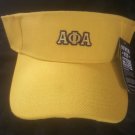 ALPHA PHI ALPHA FRATERNITY SUN VISOR HAT GOLD ICE COLD SUN VISOR 1906 ICE ICE