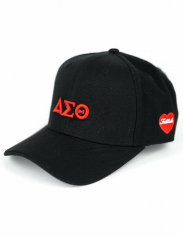 DELTA  SIGMA THETA SORORITY BASEBALL CAP HAT FORTITUDE BLACK HAT1913