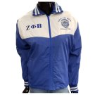 Zeta Phi Beta Sorority Track Jacket Zeta Phi Beta Blue WhiteTrack Jacket