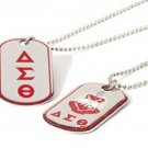 Delta Sigma Theta Sorority Dog Tag Necklace Neck Chain 1913