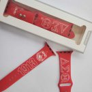 Delta Sigma Theta Red Silicone Sport Band Strap for Apple Watch 38mm-41mm