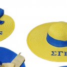 Sigma Gamma Rho Sun Hat Sun Hat One size fits All Gold Sun Hat