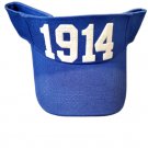 PHI BETA SIGMA FRATERNITY BLUE SUN VISOR 1914 PHI BETA SIGMA FOUDING YEAR VISOR