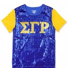 Sigma Gamma Rho Sorority Sequin Short Sleeve Shirt