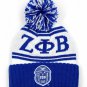 ZETA PHI BETA Sorority Beanie Skull Cap Z-PHI 1920 Z-PHI-B Z-KITTY BALL BEANIE