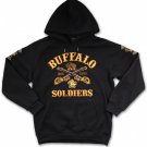 Buffalo Soldiers Pullover Hoodie US Army Black Buffalo Soldiers Hoodie 1866-1944
