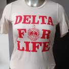 Delta Sigma Theta Sorority Short sleeve blouse Delta Sigma For Life Cream Shirt