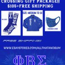 PHI BETA SIGMA FRATERNITY  Crossing Gift Package LINE JACKET SOCK FACE MASK SET