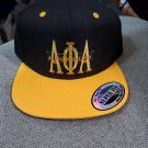 ALPHA PHI ALPHA FRATERNITY BLACK GOLD BASEBALL CAP