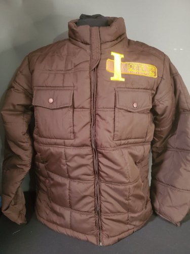 IOTA PHI THETA FRATERNITY PADDED JACKET COAT ZIP JACKET