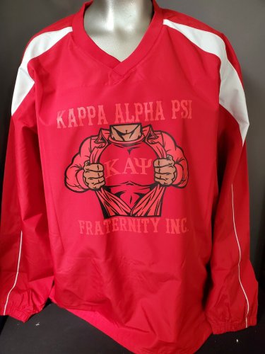 Kappa Alpha Psi Fraternity Pullover Windbreaker jacket Phi Nu Pi Track 1911