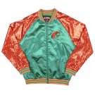 FAMU UNIVERSITY ZIP UP HOODIE HBCU College FLORIDA A&M Sequin Letterman Jacket