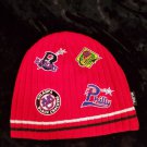 Negro League Skull Cap Beanie NLBM Commemorative Beanie Hat  RED