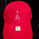 Delta Sigma Theta Sorority Red Baseball Cap Delta Sigma Theta Fortitude Hat