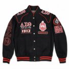 Delta Sigma Theta Sorority  Black Race Jacket  DELTA DIVA  BLACK RACE JACKET