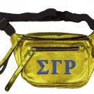 SIGMA GAMMA RHO SORORITY GOLD FANNY PACK