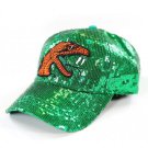 FLORIDA A&M SEQUIN BASEBALL CAP HAT HBCU BASEBALL CAP HAT
