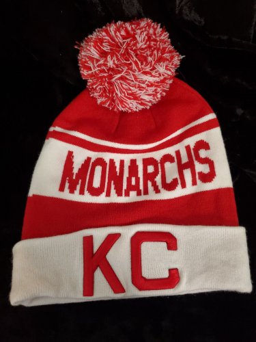 Kansas City Monarchs Red Negro League Beanie Hat
