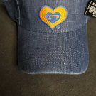 SIGMA GAMMA RHO SORORITY BLUE DENIM SUN VISOR HAT 1922 ROYALTY