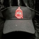 DELTA SIGMA THETA SORORITY BLACK SUN VISOR  DELTA DIVA SUN VISOR 1913
