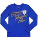Sigma Gamma Rho Sorority Blue Long Sleeve T-Shirt